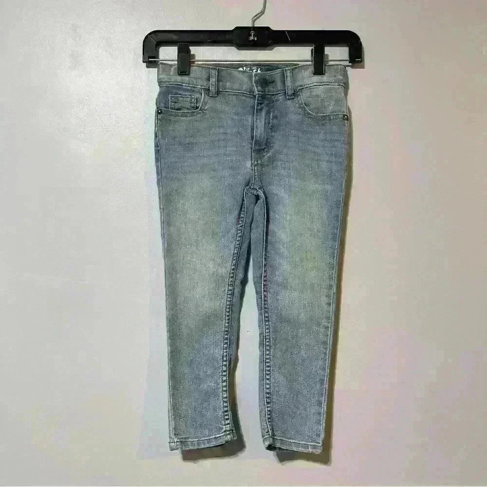 Boys Toddler B'gosh Skinny Jeans Size 4R Light Blue New Outdoor - Picture 1 of 7